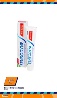 Sensodyne tandpasta aanbieding bij Action – geldig van 21.01.2026 t/m 26.01.2026