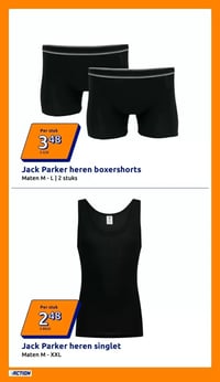 Jack Parker heren singlet aanbieding bij Action – geldig van 22.04.2026 t/m 28.04.2026