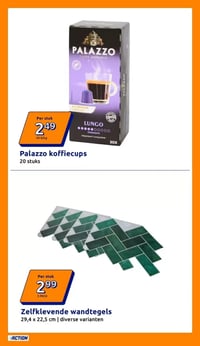 Zelfklevende wandtegels aanbieding bij Action – geldig van 22.04.2026 t/m 28.04.2026
