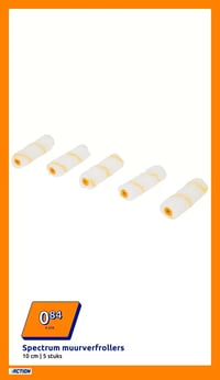 Spectrum muurverfrollers aanbieding bij Action – geldig van 25.02.2026 t/m 03.03.2026