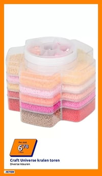 Craft Universe kralen toren aanbieding bij Action – geldig van 25.03.2026 t/m 31.03.2026