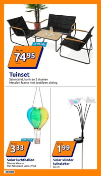 Solar vlinder tuinsteker aanbieding bij Action – geldig van 25.03.2026 t/m 31.03.2026