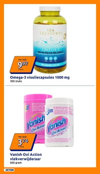 Omega-3 visoliecapsules 1000 mg aanbieding bij Action – geldig van 25.03.2026 t/m 31.03.2026
