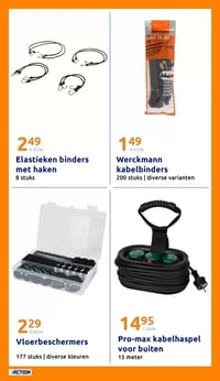 Werckmann kabelbinders aanbieding bij Action – geldig van 25.03.2026 t/m 31.03.2026