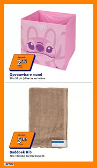 Baddoek Rib aanbieding bij Action – geldig van 25.03.2026 t/m 31.03.2026