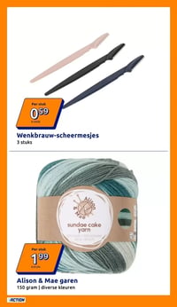Alison & Mae garen aanbieding bij Action – geldig van 25.03.2026 t/m 31.03.2026
