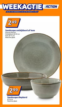 Sandscape diepbord aanbieding bij Action – geldig van 25.03.2026 t/m 31.03.2026