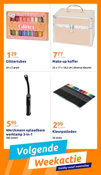 Make-up koffer aanbieding bij Action – geldig van 28.01.2026 t/m 03.02.2026