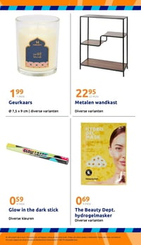 The Beauty Dept. hydrogelmasker aanbieding bij Action – geldig van 31.12.2025 t/m 06.01.2026
