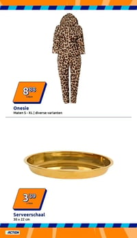 Onesie aanbieding bij Action – geldig van 31.12.2025 t/m 06.01.2026