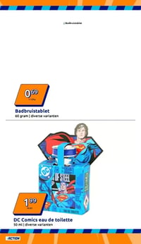 DC Comics eau de toilette aanbieding bij Action – geldig van 31.12.2025 t/m 06.01.2026