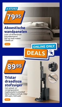 Akoestische wandpanelen aanbieding bij Action – geldig van 31.12.2025 t/m 06.01.2026