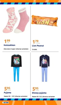 Disney pyjama aanbieding bij Action – geldig van 31.12.2025 t/m 06.01.2026