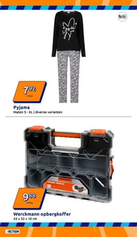 Pyjama aanbieding bij Action – geldig van 31.12.2025 t/m 06.01.2026