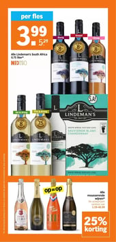 Alle Lindeman's South Africa 0.75 liter* aanbieding bij Albert-heijn – geldig van 01.06.2026 t/m 07.06.2026