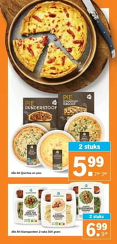 Alle AH Quiches en pies aanbieding bij Albert Heijn – geldig van 02.01.2026 t/m 04.01.2026