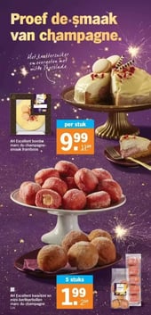 AH Excellent bombe marc du champagne-smaak framboos aanbieding bij Albert Heijn – geldig van 02.01.2026 t/m 04.01.2026