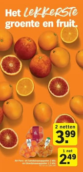 AH Pers- en handsinaasappelen 2 kilo en bloedsinaasappelen 1.3 kilo aanbieding bij Albert Heijn – geldig van 02.01.2026 t/m 04.01.2026