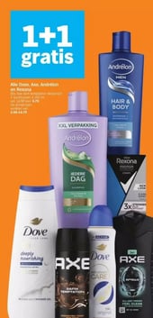 Alle Dove, Axe, Andrélon en Rexona aanbieding bij Albert Heijn – geldig van 02.01.2026 t/m 04.01.2026