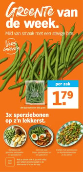 AH Sperziebonen 500 gram aanbieding bij Albert-heijn – geldig van 02.02.2026 t/m 07.02.2026