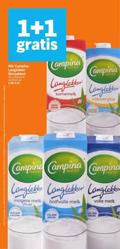 Alle Campina Langlekker literpakken aanbieding bij Albert-heijn – geldig van 02.02.2026 t/m 07.02.2026