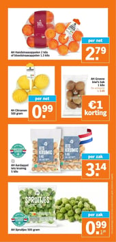 AH Groene kiwi's bak 1 kilo aanbieding bij Albert-heijn – geldig van 02.02.2026 t/m 07.02.2026
