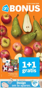 Alle appels en peren op schaal 4 stuks aanbieding bij Albert-heijn – geldig van 02.03.2026 t/m 08.03.2026