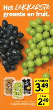 AH Witte druiven pitloos 500 gram aanbieding bij Albert-heijn – geldig van 02.03.2026 t/m 08.03.2026
