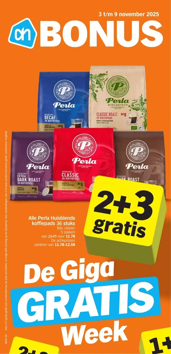 Albert Heijn folder – pagina 1