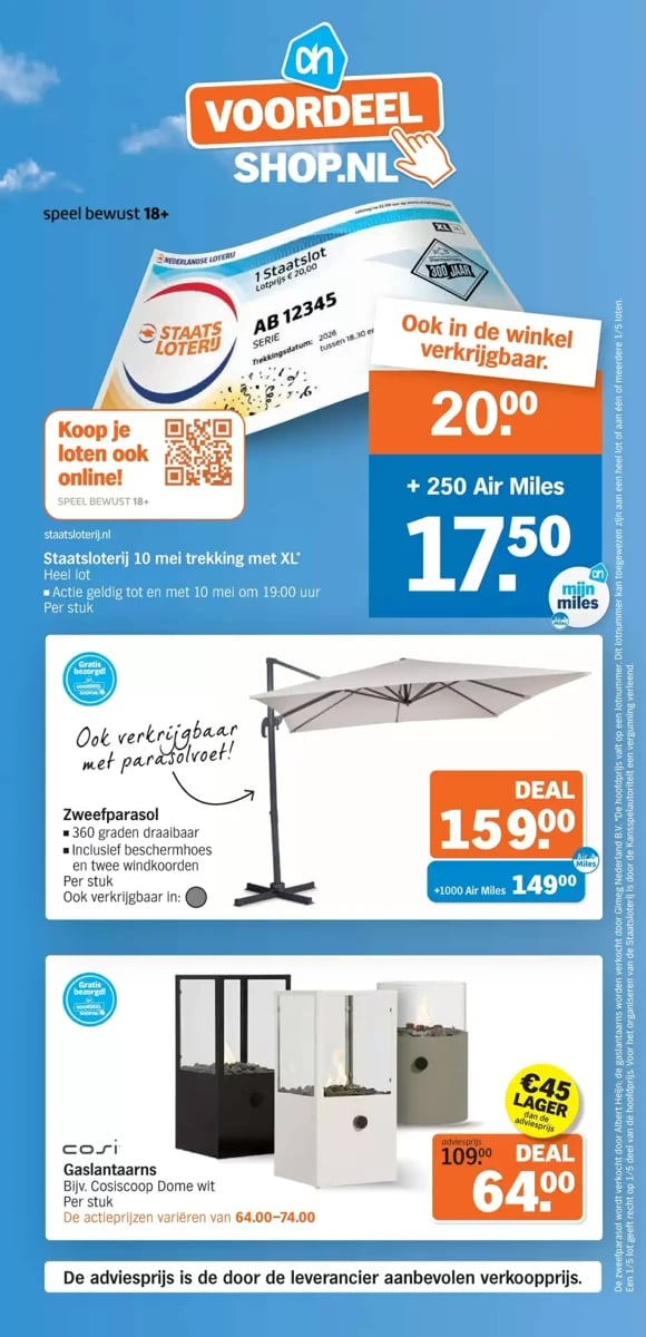 Albert Heijn folder – pagina 1