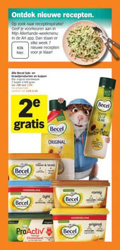 Alle Becel bak- en braadproducten en kuipen aanbieding bij Albert Heijn – geldig van 05.01.2026 t/m 11.01.2026