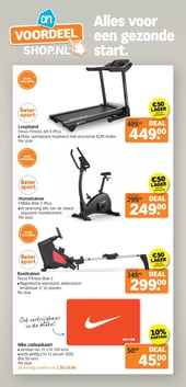 Loopband Focus Fitness Jet 4 iPlus aanbieding bij Albert Heijn – geldig van 05.01.2026 t/m 11.01.2026