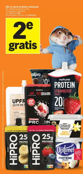 Alle A-merk proteïne-eetzuivel aanbieding bij Albert Heijn – geldig van 05.01.2026 t/m 11.01.2026