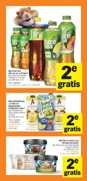 Alle DubbelFrisss 1.5 liter en Appelsientje FruitDrink 1 liter* aanbieding bij Albert Heijn – geldig van 05.01.2026 t/m 11.01.2026