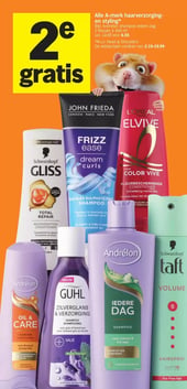 Alle A-merk haarverzorging- en styling* aanbieding bij Albert Heijn – geldig van 05.01.2026 t/m 11.01.2026