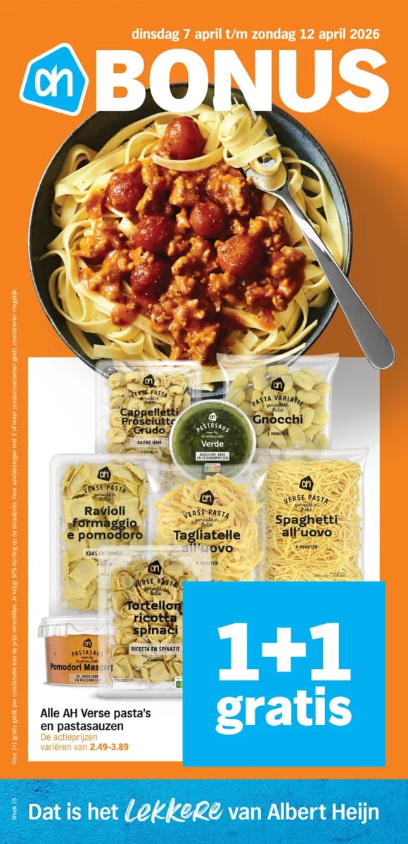 Albert Heijn folder – pagina 1