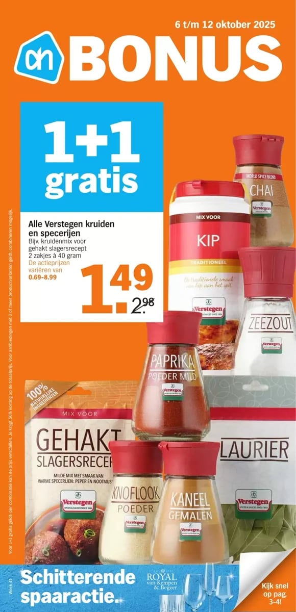 Albert Heijn folder – pagina 1