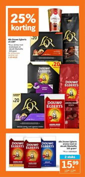 Alle Douwe Egberts of L'OR* aanbieding bij Albert-heijn – geldig van 07.04.2026 t/m 12.04.2026