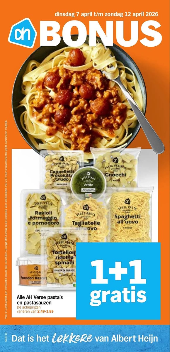 Albert Heijn folder – pagina 1