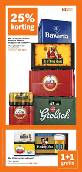 Alle Hertog Jan, Grolsch, Amstel of Bavaria multipacks of kratten/** aanbieding bij Albert-heijn – geldig van 07.04.2026 t/m 12.04.2026