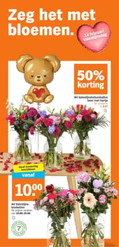 AH Valentijnsboeketten aanbieding bij Albert-heijn – geldig van 09.02.2026 t/m 14.02.2026