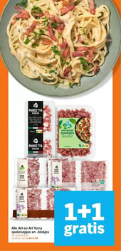 Alle AH en AH Terra spekreepjes en -blokjes aanbieding bij Albert-heijn – geldig van 09.02.2026 t/m 14.02.2026