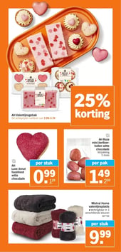 AH Luxe donut hazelnoot witte chocolade aanbieding bij Albert-heijn – geldig van 09.02.2026 t/m 14.02.2026
