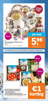 Alle AH Efteling verspakketten aanbieding bij Albert-heijn – geldig van 09.02.2026 t/m 14.02.2026