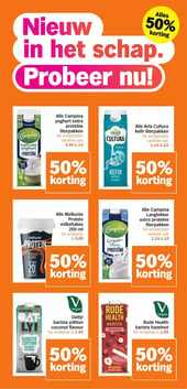 Alle Melkunie Protein milkshakes 200 ml aanbieding bij Albert-heijn – geldig van 09.03.2026 t/m 15.03.2026