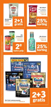 Alle Finish vaatwascapsules aanbieding bij Albert-heijn – geldig van 09.03.2026 t/m 15.03.2026