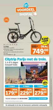 Citytrip Parijs met de trein aanbieding bij Albert-heijn – geldig van 09.03.2026 t/m 15.03.2026