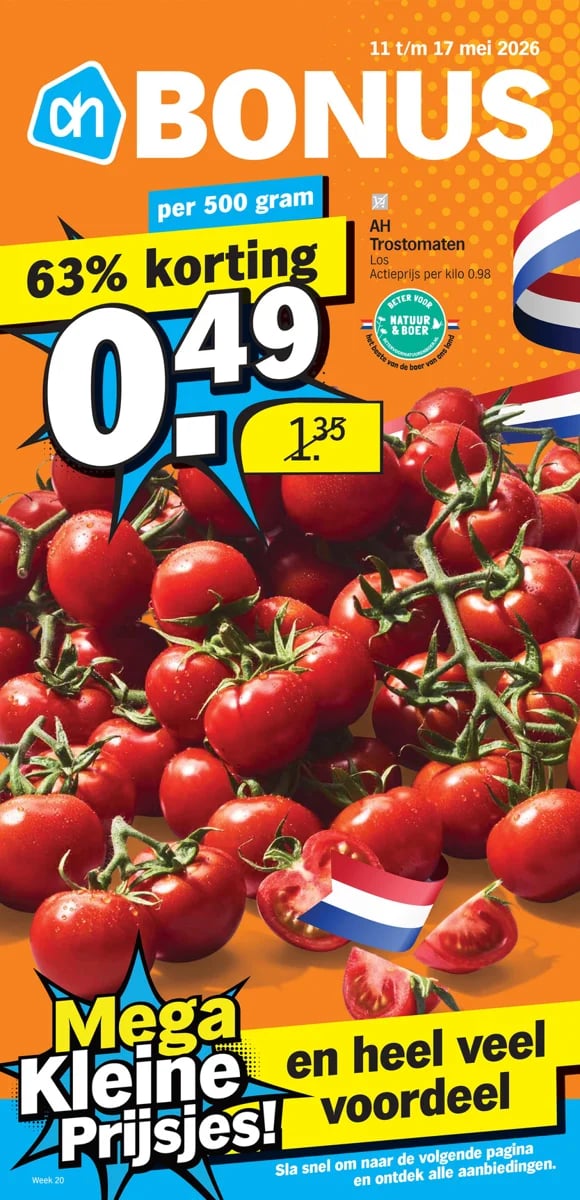 Albert Heijn folder – pagina 1