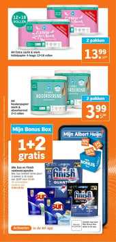 AH Extra zacht & sterk toiletpapier 4-laags 12=18 rollen aanbieding bij Albert Heijn – geldig van 12.01.2026 t/m 18.01.2026