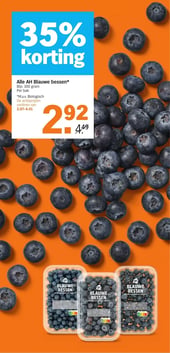 Alle AH Blauwe bessen* aanbieding bij Albert Heijn – geldig van 12.01.2026 t/m 18.01.2026